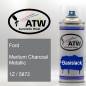 Preview: Ford, Medium Charcoal Metallic, 1Z / 5872: 400ml Sprühdose, von ATW Autoteile West.